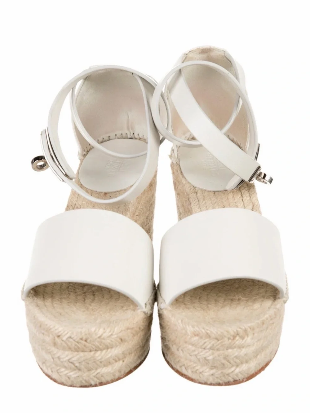 Hermes Tipoli Leather Espadrilles